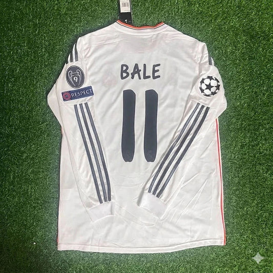 Gareth Bale #11 Real 2014 Lissabon Finale Langarm Trikot Fußballshirt