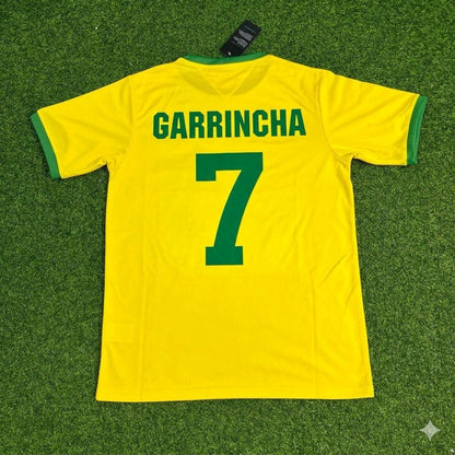Garrincha Brasilien Retro Heimtrikot