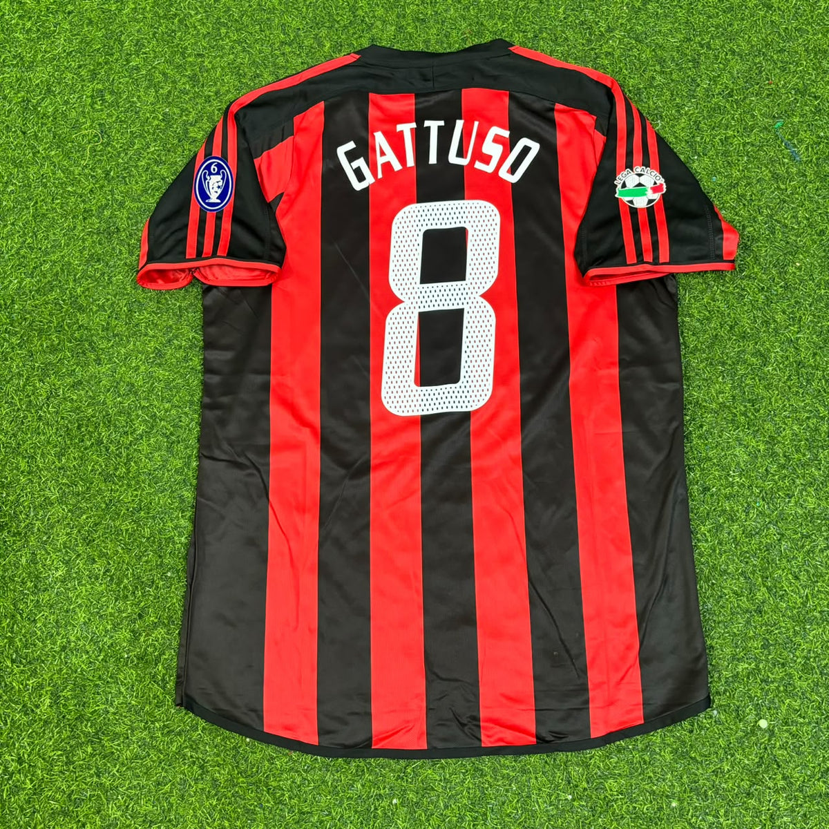 AC Milan 2003/04 Home Retro Football Jersey – Gennaro Gattuso 8