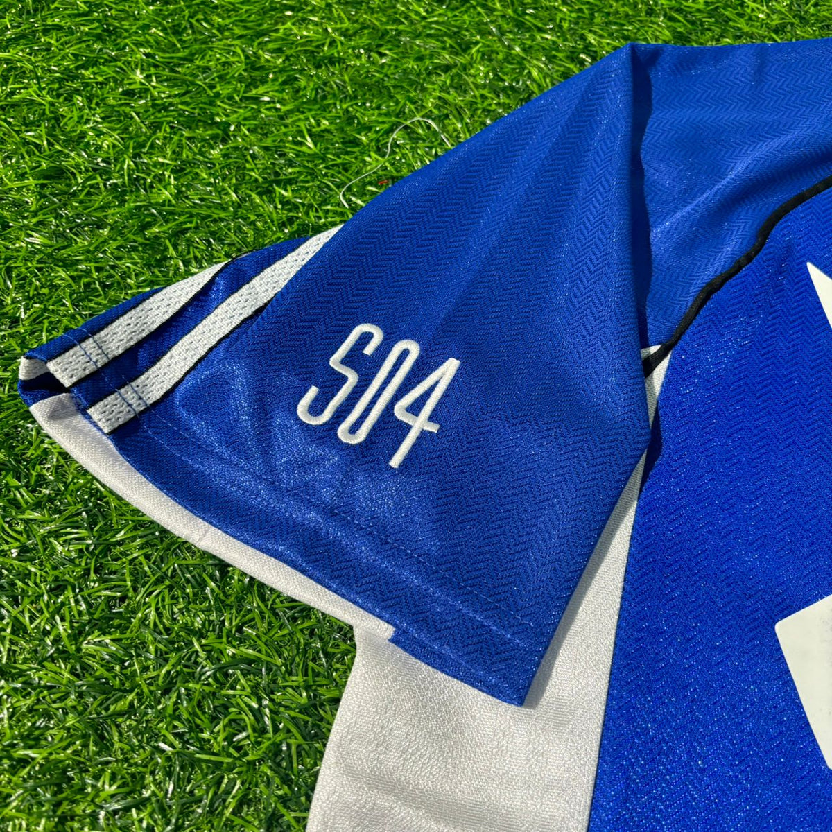 Andreas Müller FC Schalke 04 1999/2000 Blaues Heimtrikot Retro Fußballtrikot