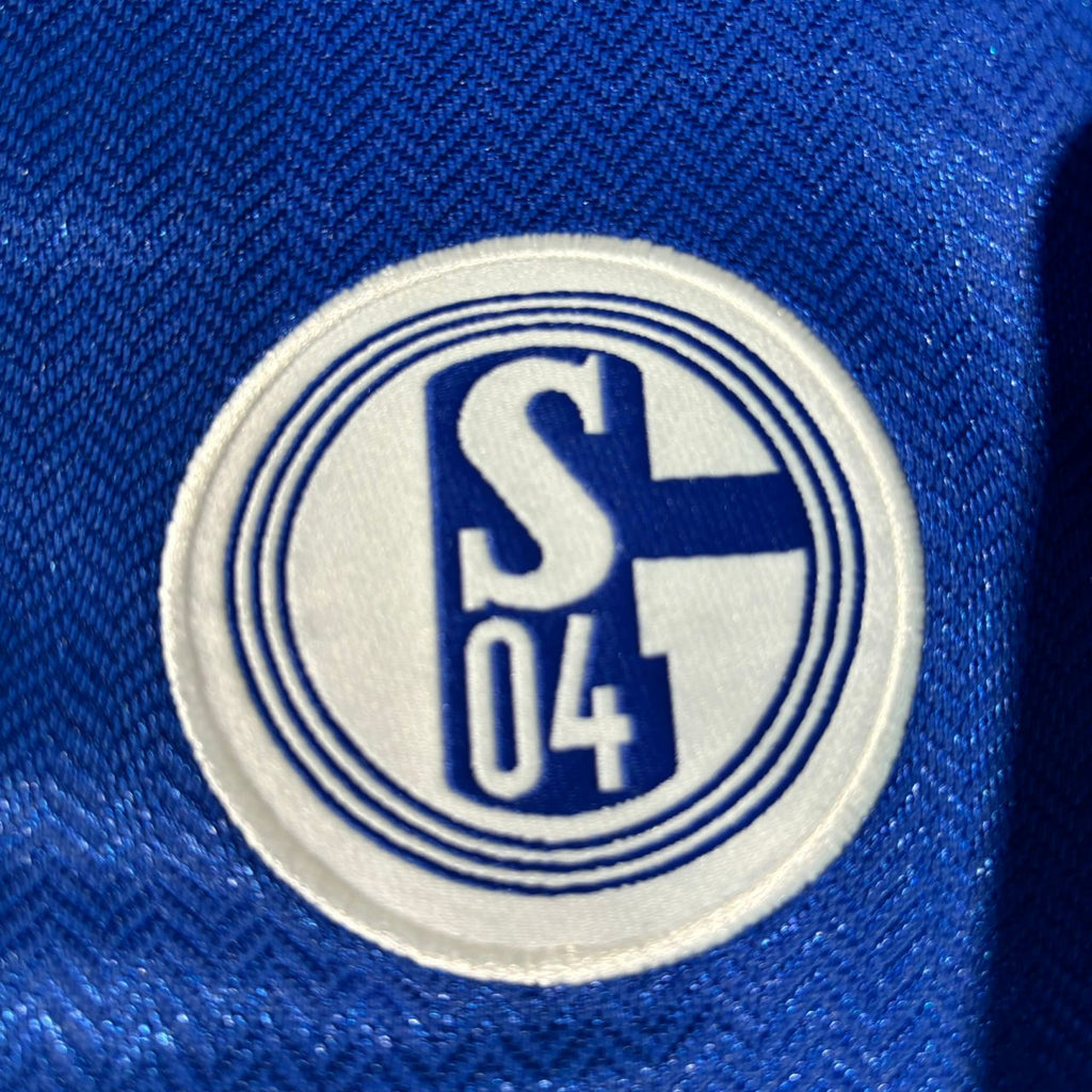 Marc Wilmots FC Schalke 04 1999/2000 Blaues Heimtrikot Retro Fußballtrikot