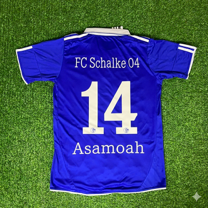Schalke 04 Gerald Asamoah Retro  Football Jersey Trikot Soccer Shirt