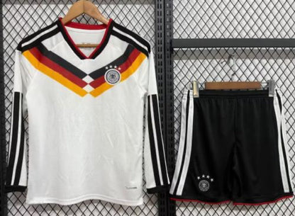 Germany 2026 World Cup Long Sleeve Home Kids Football Jersey Kit