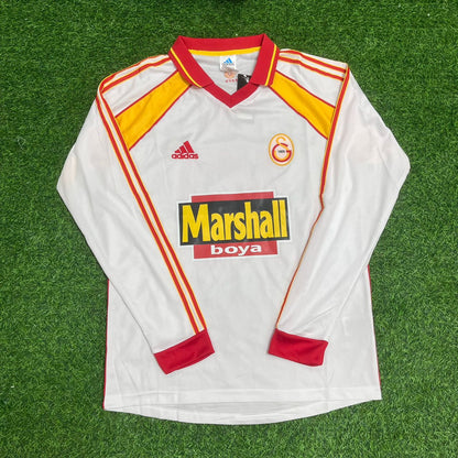 Galatasaray 2000 UEFA-Finale Retro-Fußballtrikot – Okan Buruk