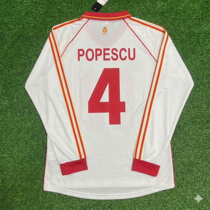 Galatasaray 2000 UEFA-Finale Retro-Fußballtrikot – Gheorghe Popescu