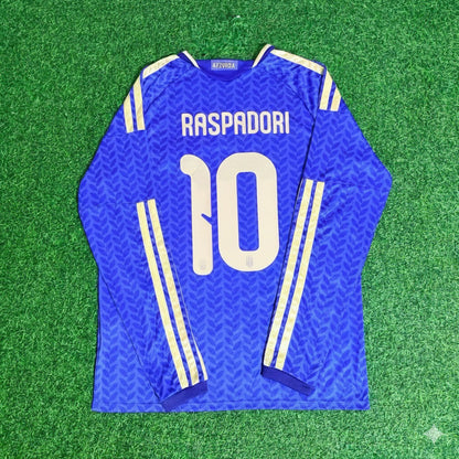 Giacomo Raspadori 10- Italy 2026 World Cup Long Sleeve Football Jersey
