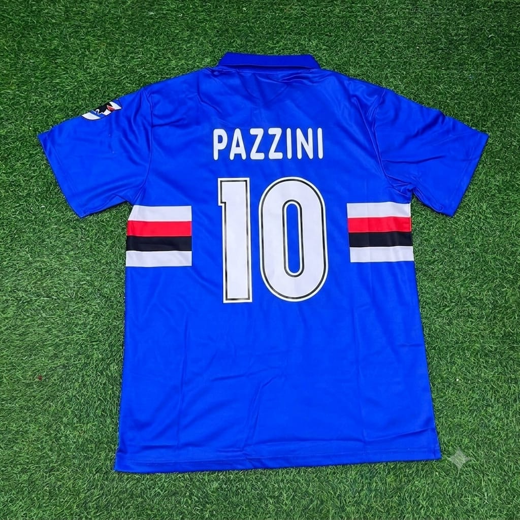 Giampaolo Pazzini Sampdoria Besonderes Retro-Fußballtrikot