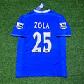 Gianfranco Zola Chelsea 2003 2005 Season Home Navy Blue Retro Jersey Trikot Soccer Shirt