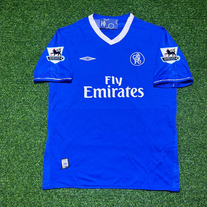 Gianfranco Zola Chelsea Saison 2003 2005 Heim Marineblau Retro Trikot Fußballtrikot