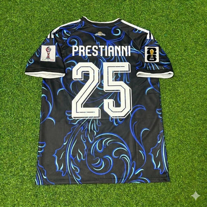 Gianluca Prestianni #25 Argentinien 2026 Weltmeisterschaft Neue Saison Fußballtrikot Set