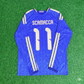 Gianluca Scamacca 11 – Italien WM 2026 Langarm-Fußballtrikot