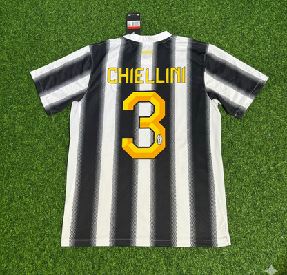Giorgio Chiellini Juventus Home 2011 2012 Season Retro Jersey Trikot
