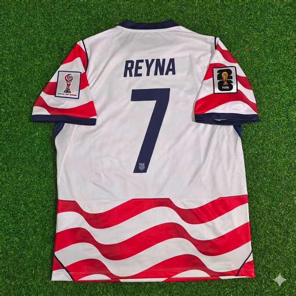 Giovanni Reyna 7- USA 2026 World Cup Heimtrikot