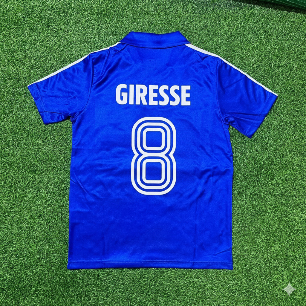 Alain Giresse Frankreich 1982 WM Retro Fußballtrikot Retro Trikot