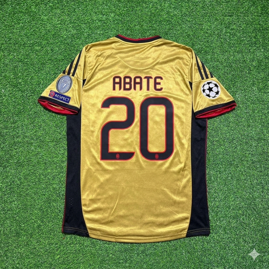 AC Milan 2013/14 Gold Retro Jersey – Ignazio Abate 20