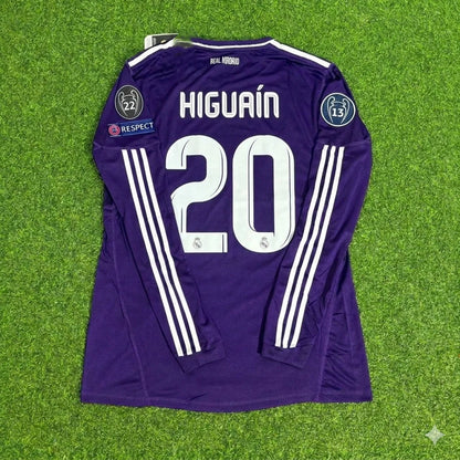 Gonzalo Higuaín 20- Real Madrid 2010/2011 Purple Long Sleeve Football Jersey