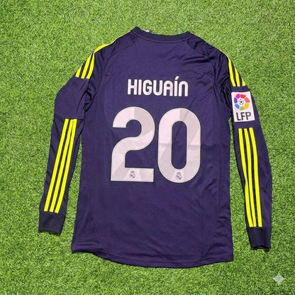 Gonzalo Higuaín 20- Real Madrid 2012/2013 Away Long Sleeve Football Jersey