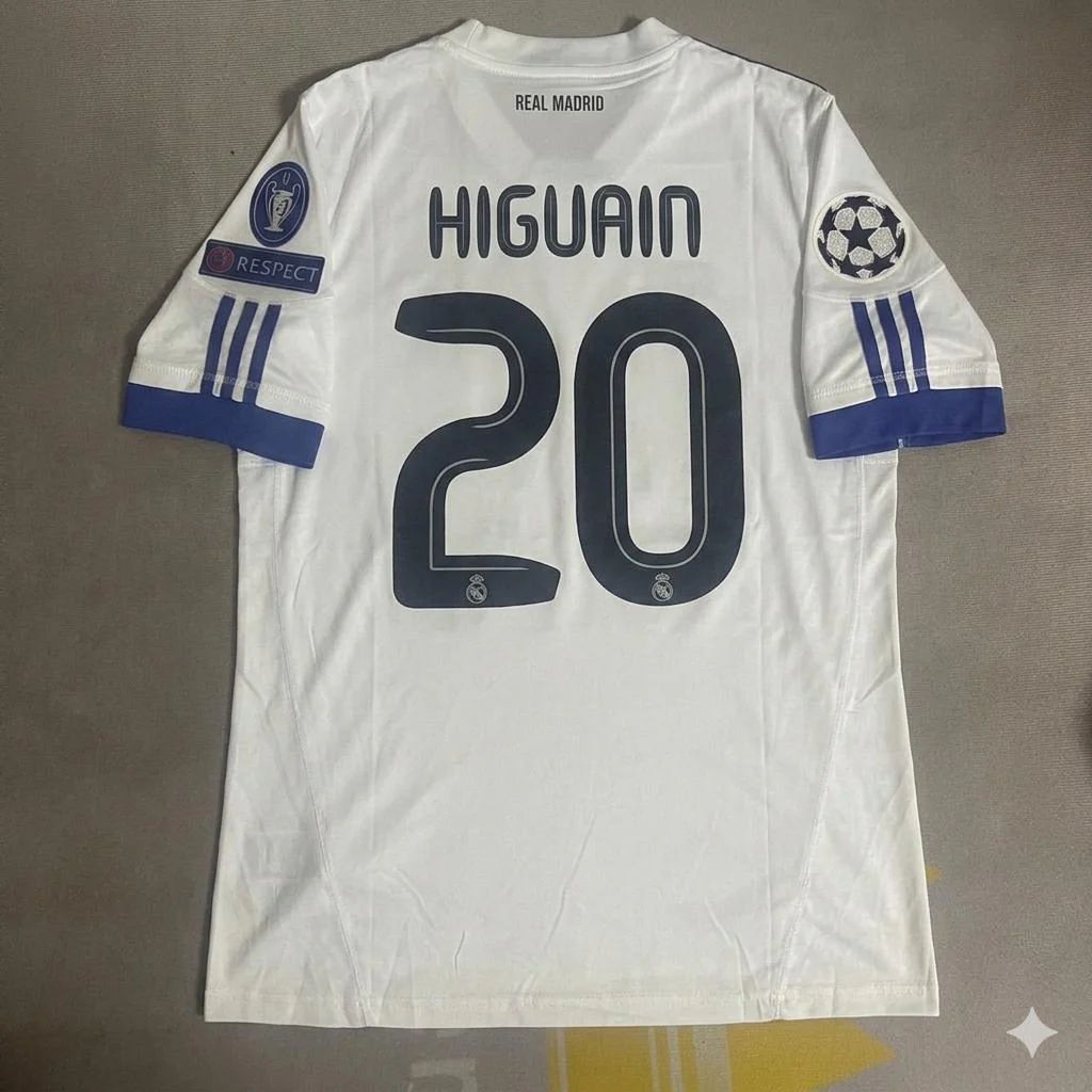 Gonzalo Higuaín 20- Real Madrid 2010/2011 Retro Jersey Trikot
