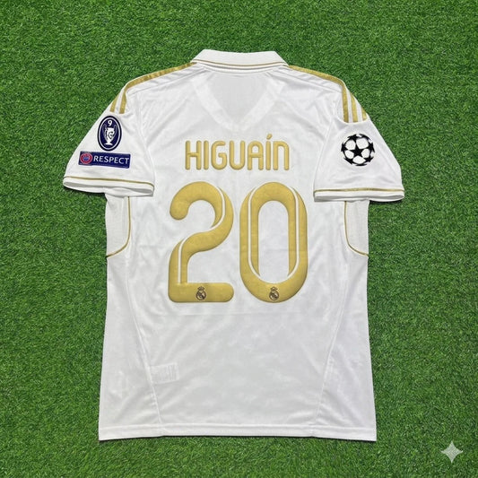 Gonzalo Higuaín #20 Real Madrid 2011-2012 Jersey Soccer Shirt Trikot