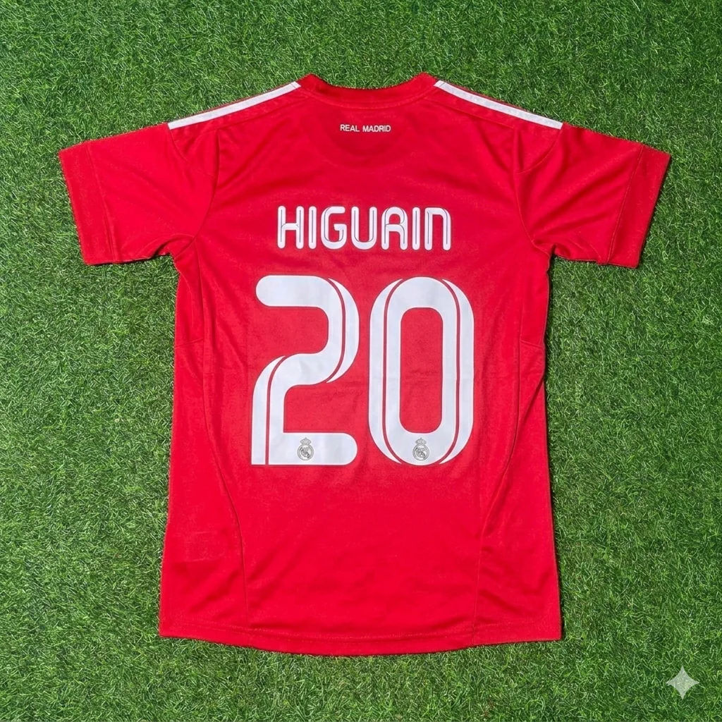 Gonzalo Higuaín 20- Real Madrid 2011/2012 Red Football Jersey