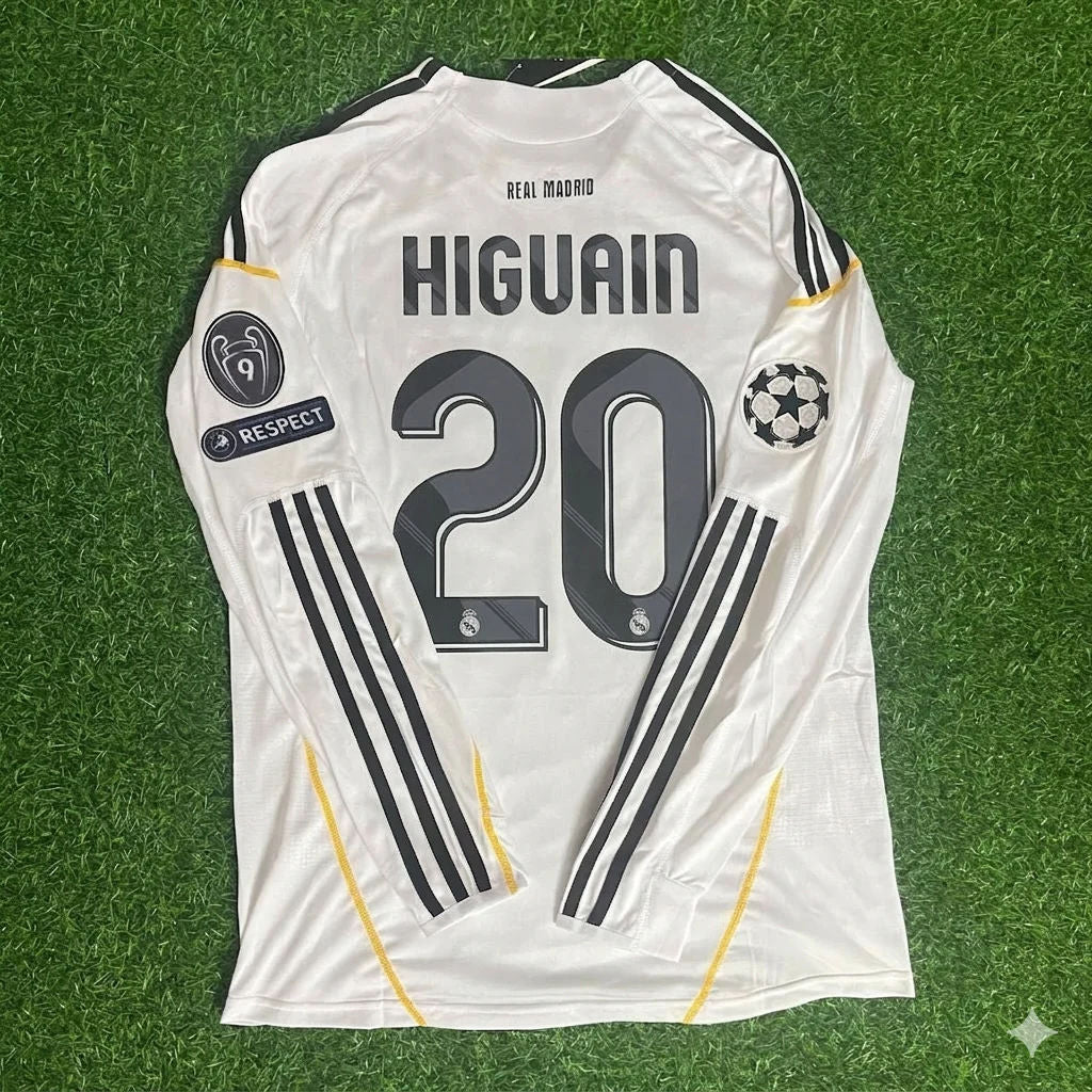 Gonzalo Higuain Real Madrid 2009-2010 Jersey Soccer Shirt
