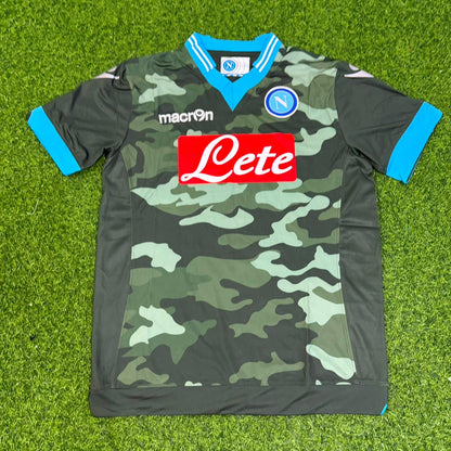 Goran Pandev 19 – Napoli 2013-14 Retro Kit Jersey Trikot Maillot Soccer Shirt