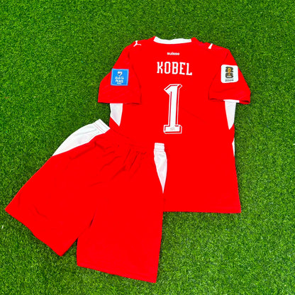 Gregor Kobel 1- Suisse Coupe du Monde 2026 Ensemble Enfant Maillot