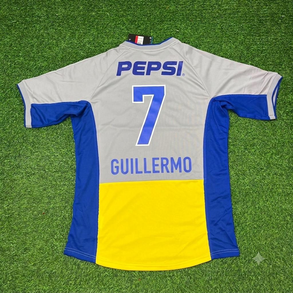Guillermo Barros Schelotto Boca Juniors 2002 Auswärtstrikot Retro