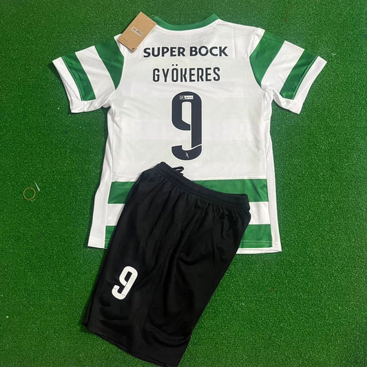 Viktor Gyökeres Sporting CP Lisbon New Season Kids Size Children Soccer Jersey Soccer Shirt