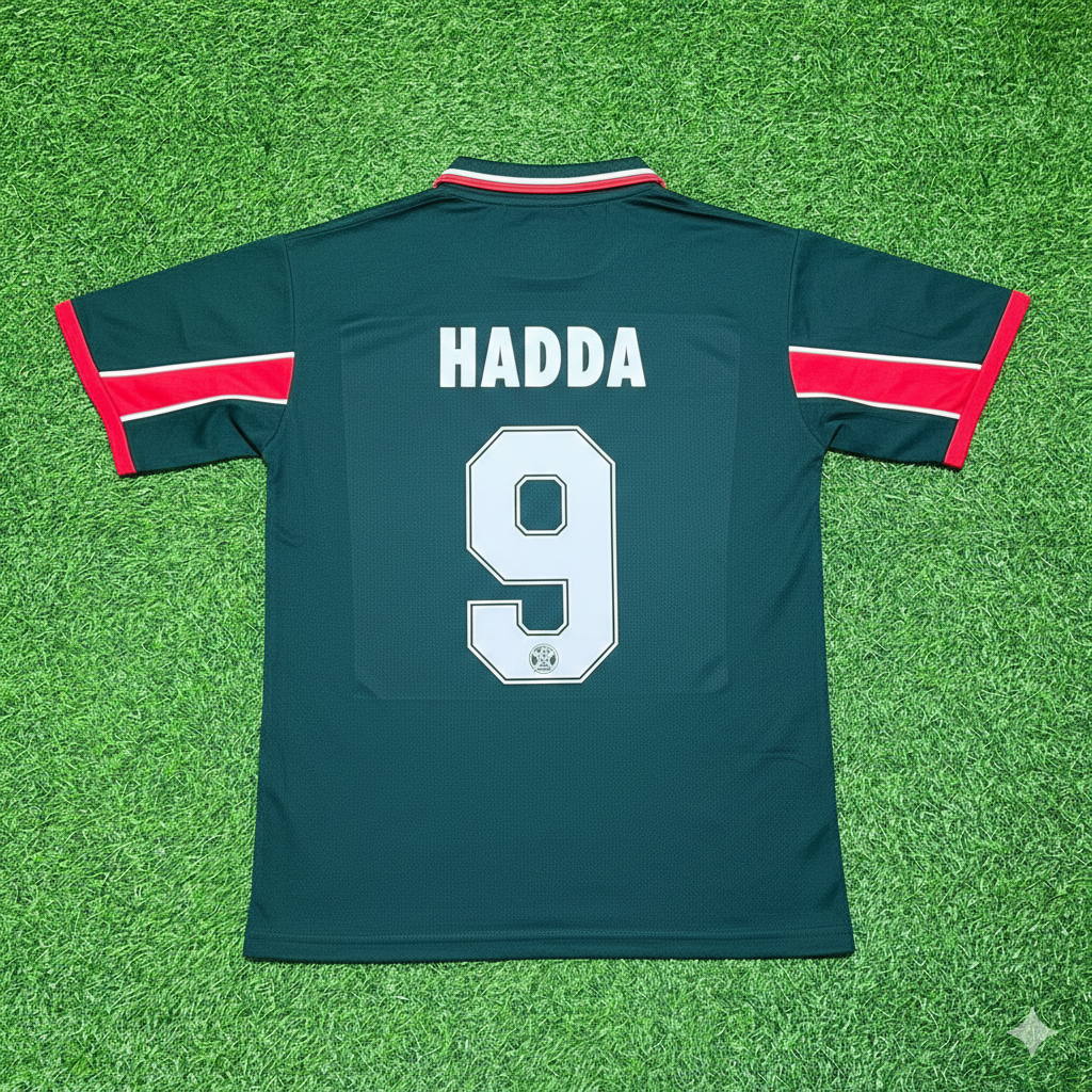 Abdeljalil Hadda Marokko Heim Retro Fußballtrikot