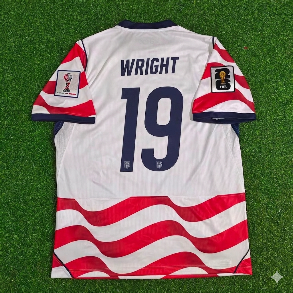 Haji Wright 19- USA 2026 World Cup Heim Fußballtrikot