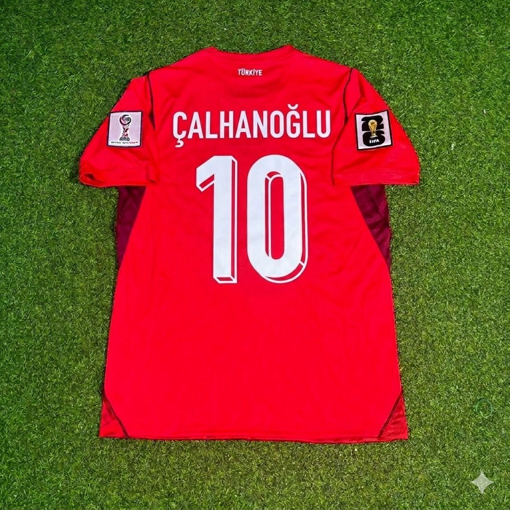 Hakan Çalhanoğlu #10 Türkei Weltmeisterschaft 2026 - Heim Rot - Trikot