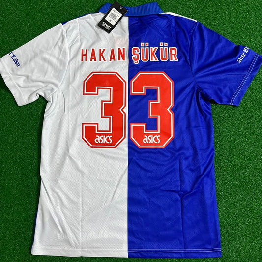 Hakan Şükür Blackburn Rovers Retro-Heimtrikot