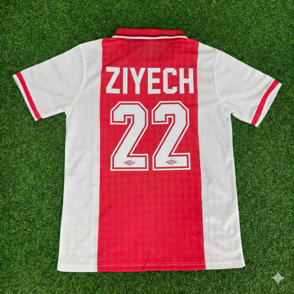 Maillot de football rétro Hakim Ziyech AFC Ajax