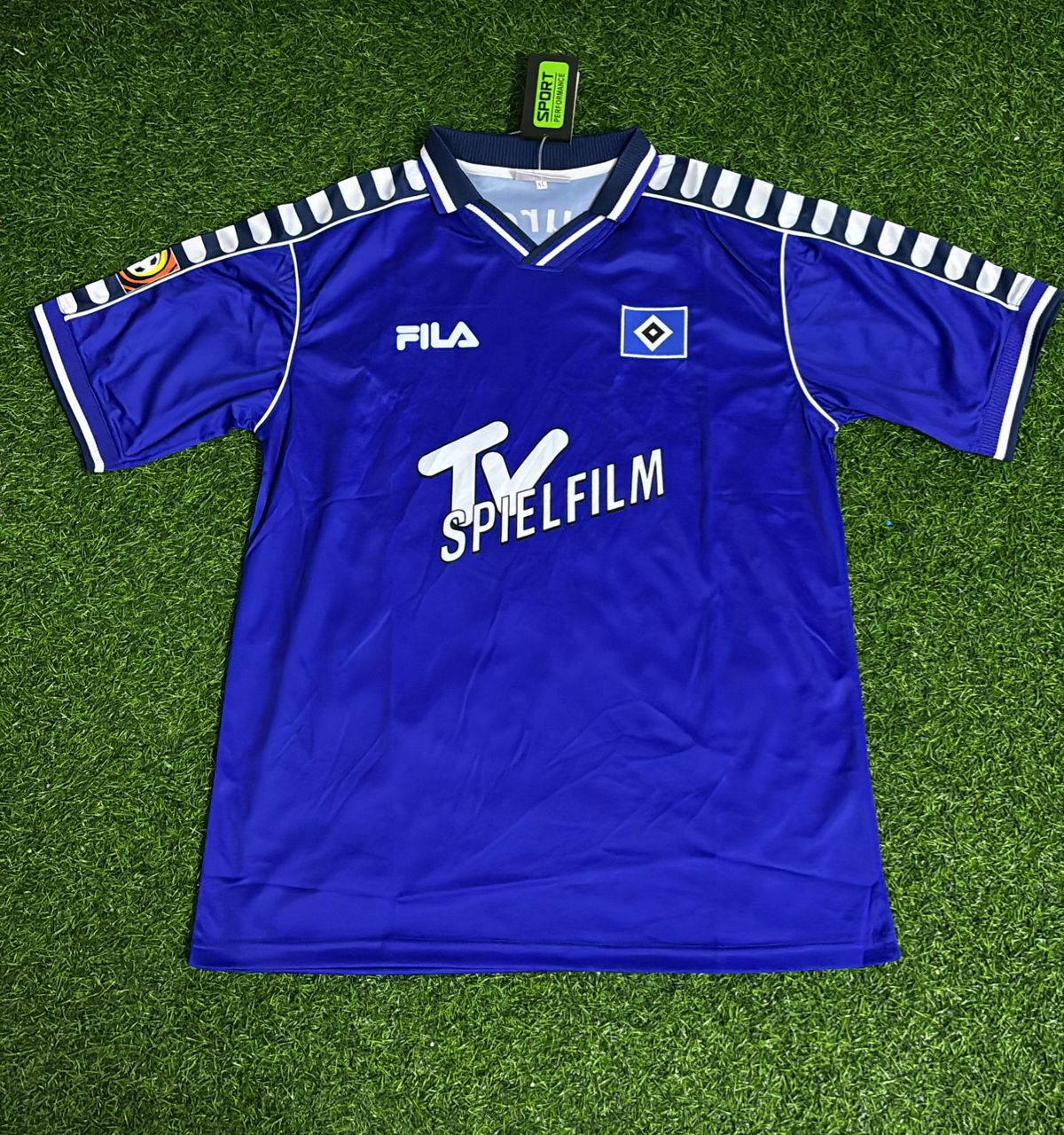 Camiseta retro local del Hamburger SV 2000-2001 roja, camiseta de fútbol retro del HSV