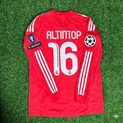 Hamit Altıntop 16- Real Madrid 2011-2012 Red Long Sleeve Jersey Soccer Shirt