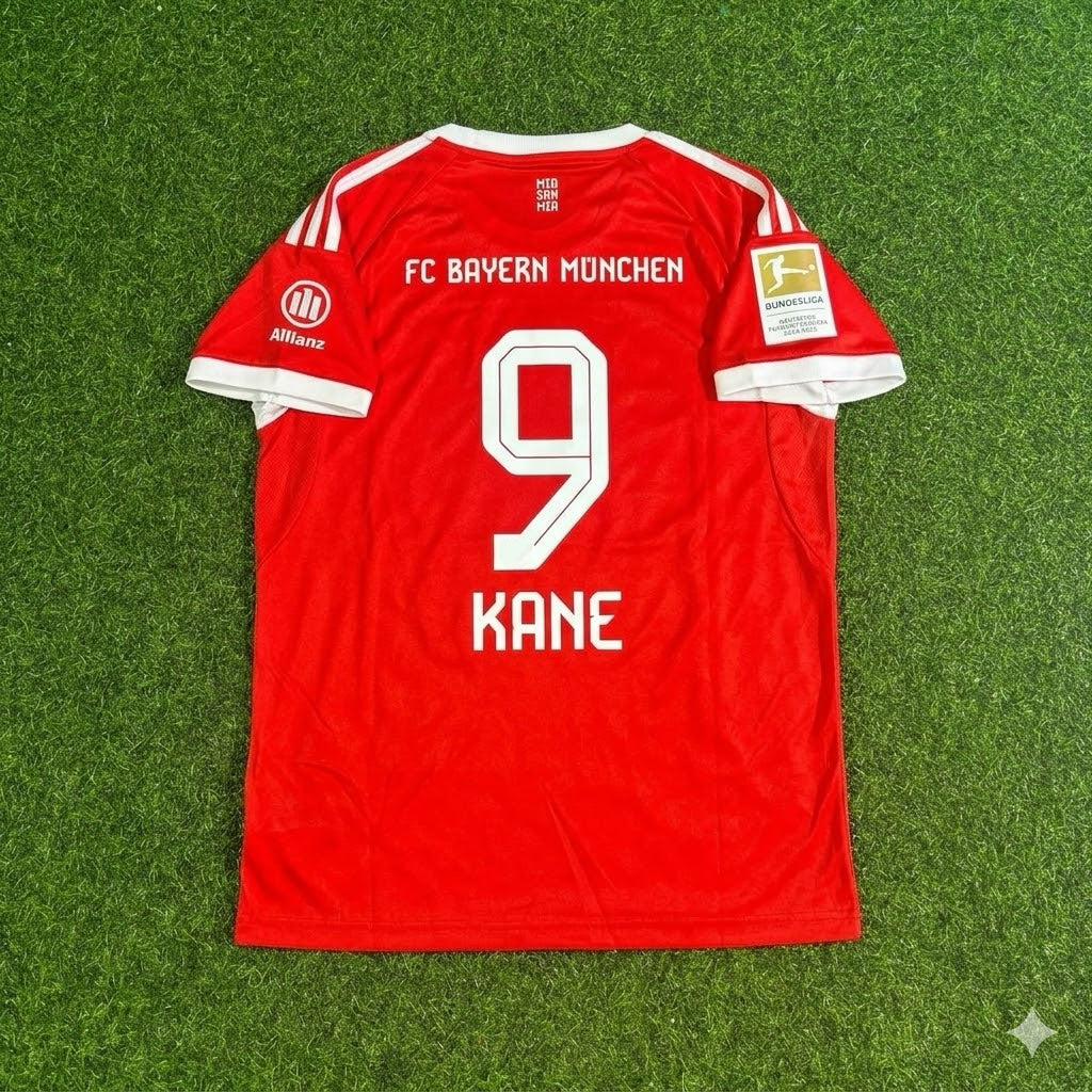 Harry Kane #9 Bayern München 2026 Bundesliga Champions Fußballtrikot