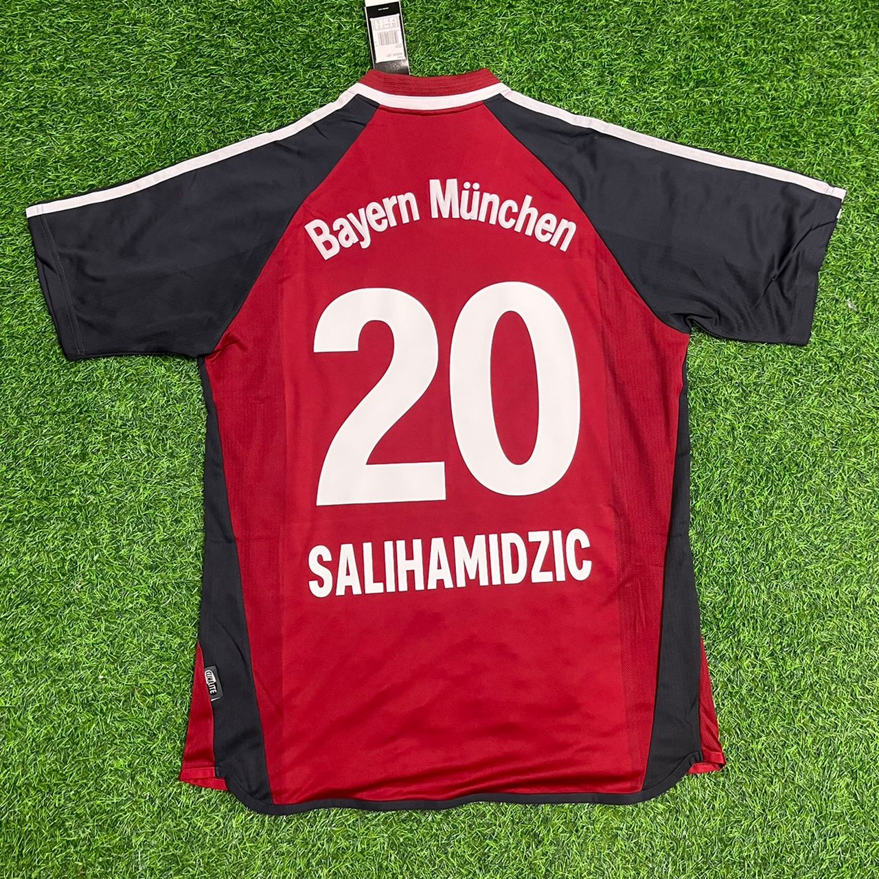 Hasan Salihamidžić FC Bayern München 2001/2002 rotes Retro-Fußballtrikot