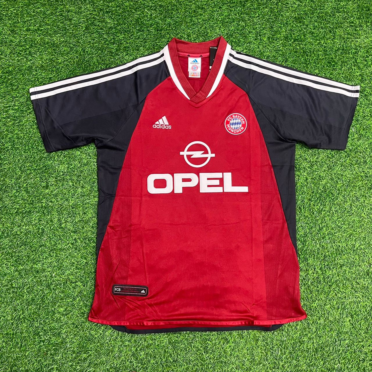 Hasan Salihamidžić FC Bayern München 2001/2002 rotes Retro-Fußballtrikot