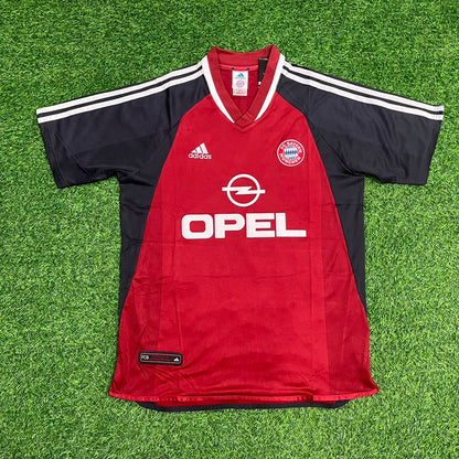 Hasan Salihamidžić FC Bayern München 2001/2002 rotes Retro-Fußballtrikot