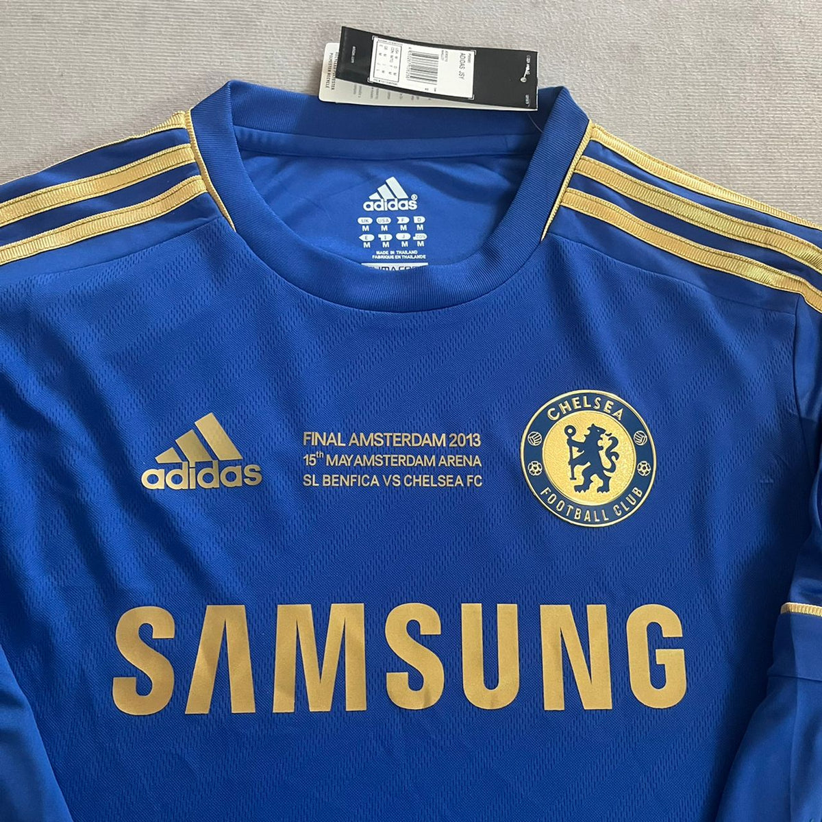 Chelsea 2013 Final Blue Soccer Retro Jersey – Frank Lampard