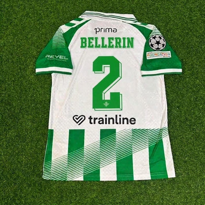 Héctor Bellerín #2 Real Betis 2027 Home Neue Saison Grün-Weiß Fußballtrikot