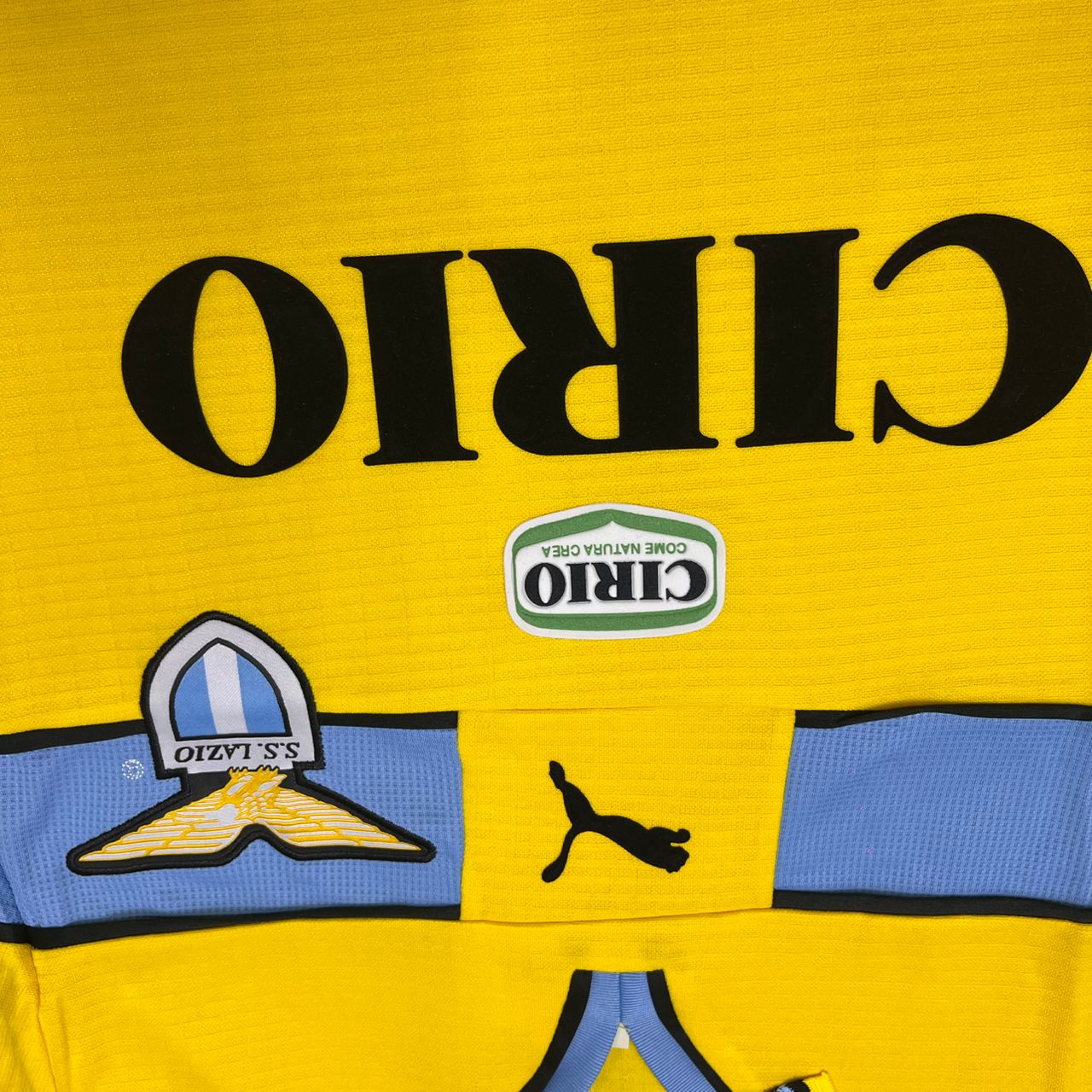 Pavel Nedved Lazio 1998-2000 Gelbes Retro-Fußballtrikot