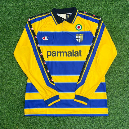 Diego Fuser Parma 1999/2000 Retro Long Sleeve Football Jersey Kit