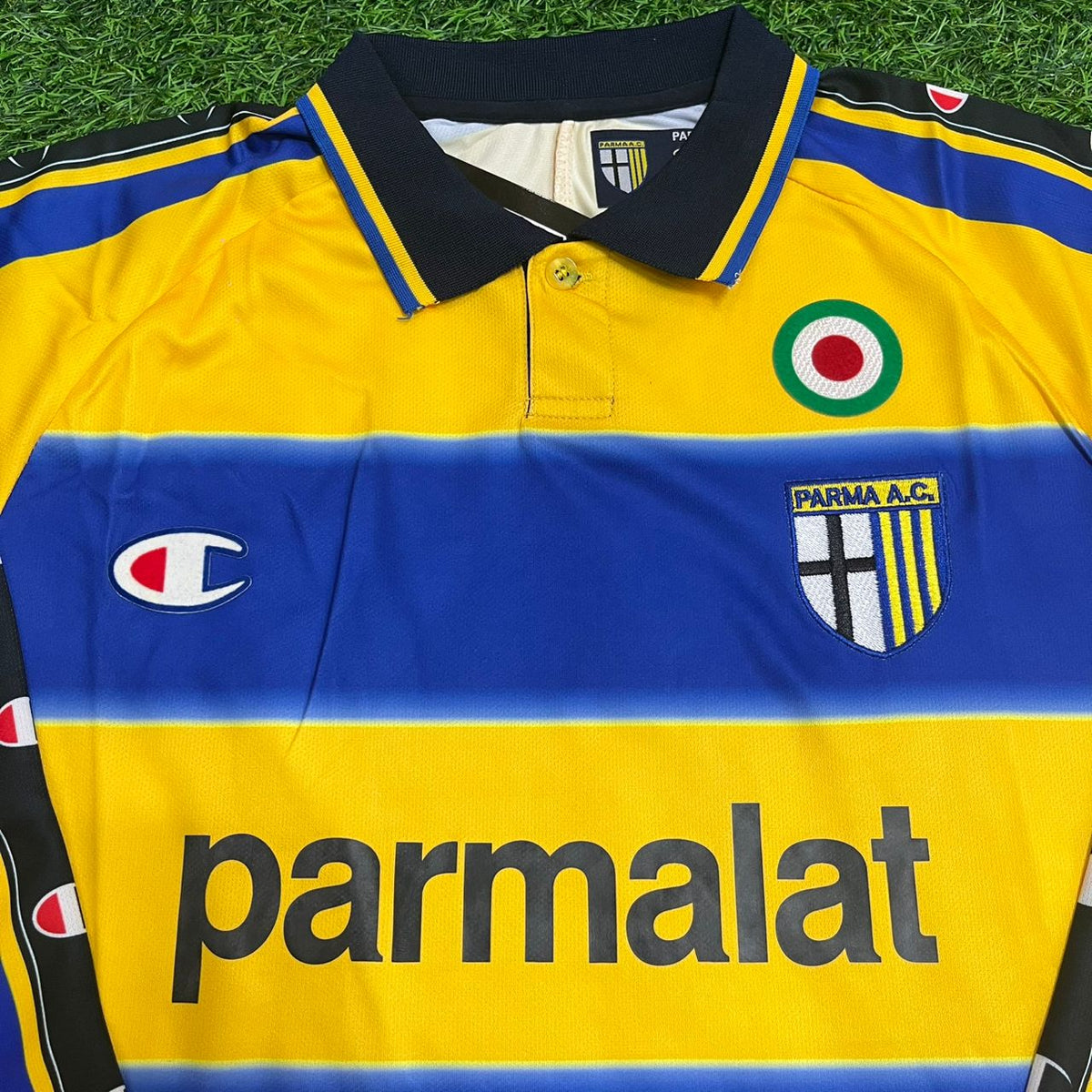 Ariel Ortega Parma 1999/2000 Retro Long Sleeve Football Jersey Kit