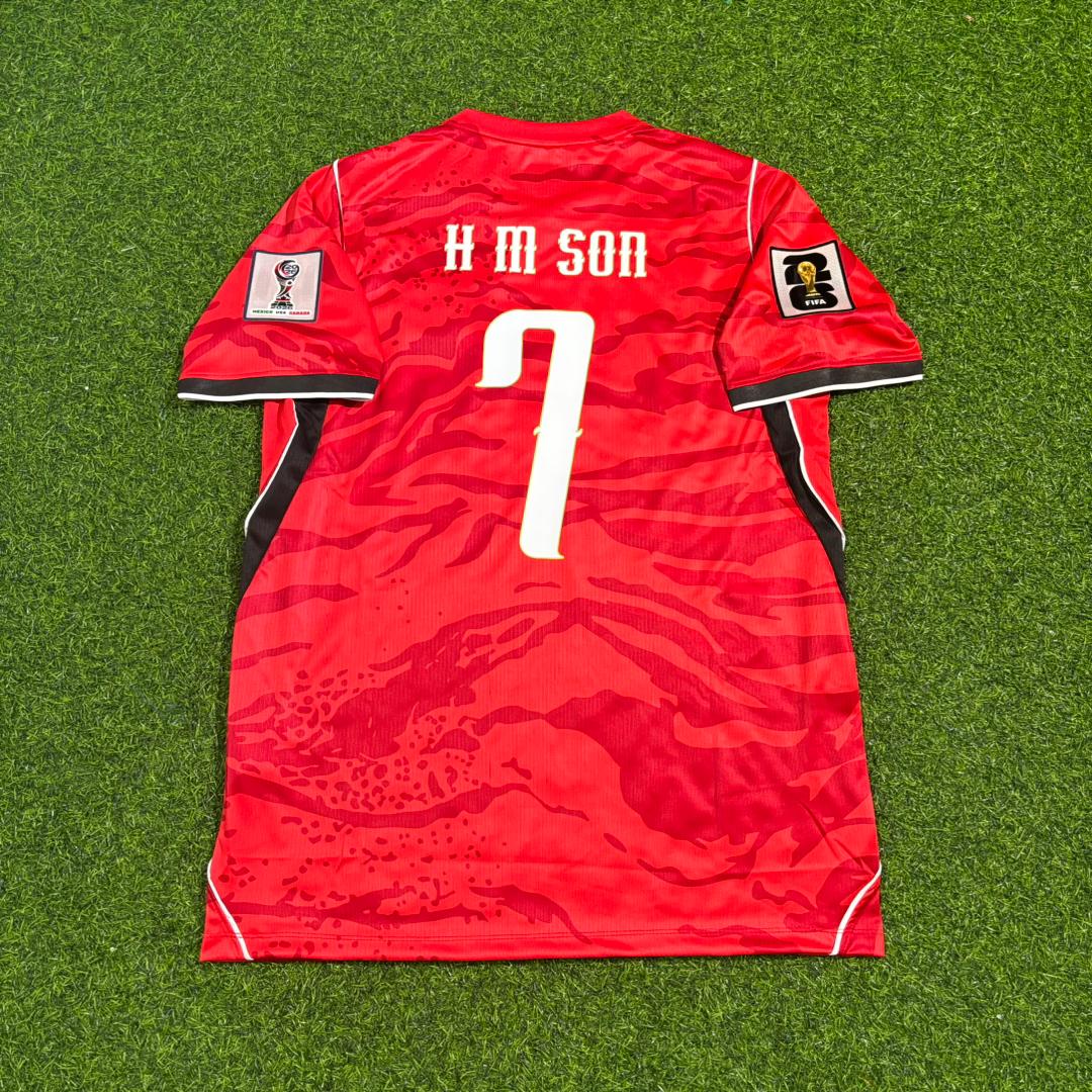 Heung-Min Son South Korea 2026 World Cup Red Football Jersey