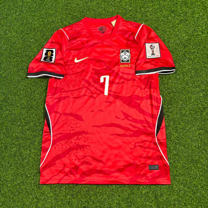 Heung-Min Son South Korea 2026 World Cup Red Football Jersey