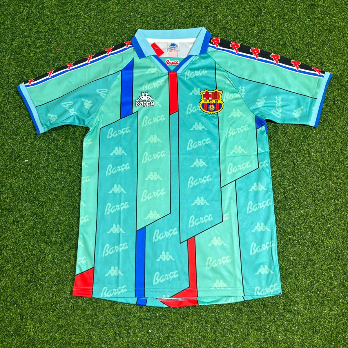 Hristo Stoichkov #8 Barcelona 1996 1997 Home Retro Jersey