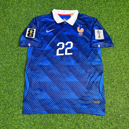 Hugo Ekitiké Frankreich 2026 WM Blau Heimtrikot