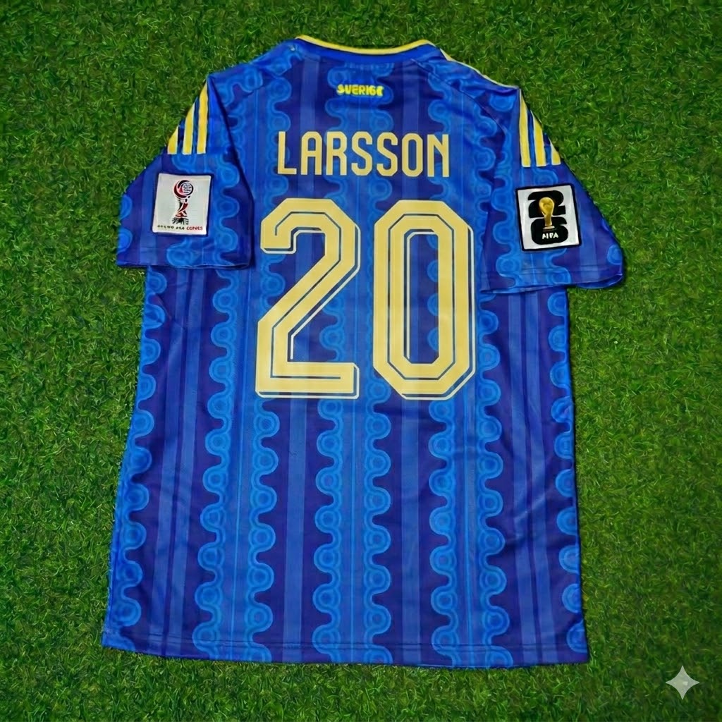 Hugo Larsson #20 Sweden World Cup 2026 Trikot Jersey
